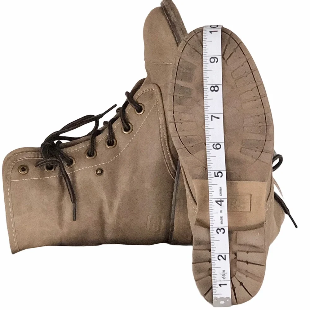 DIRTY LAUNDRY Raeven Tan Fold-Over Booties SZ-6